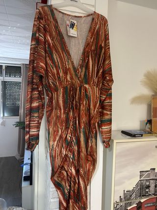 Vestido estampado talla única nuevo