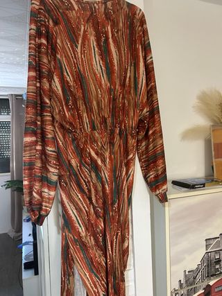 Vestido estampado talla única nuevo