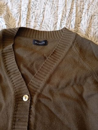 Chaqueta DANEVA verde lana