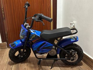 Moto Eléctrica Infantil Azul 250W
