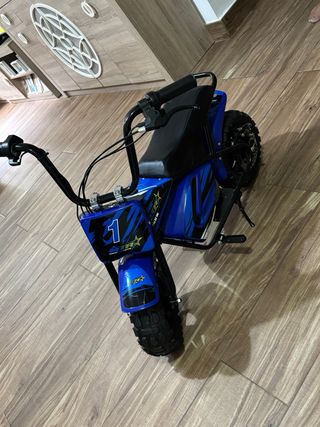 Moto Eléctrica Infantil Azul 250W