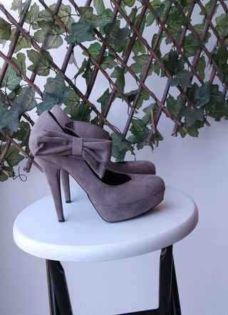 Scarpe Altramarea tacco alto grigie Tg 35