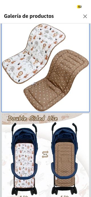 Colchoneta universal para silla de coche