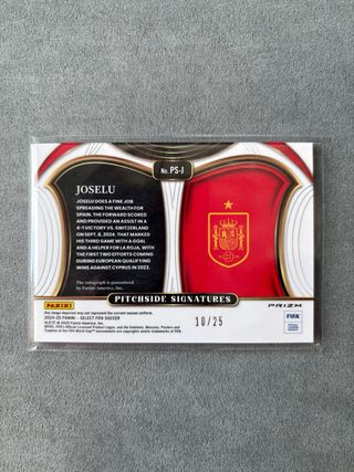 Panini Select Joselu 25 Auto autografo patch topps