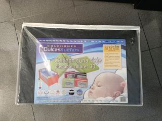 Colchón cuna de viaje 3D