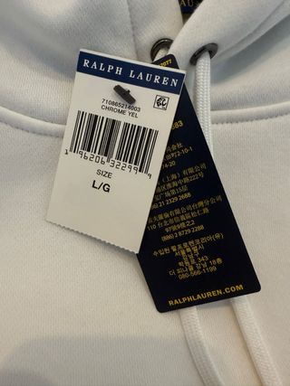Sudadera Polo Ralph Lauren Talla L con etiqueta