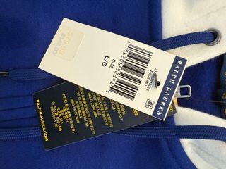 Sudadera Polo Ralph Lauren con etiqueta 