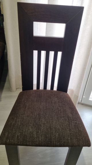 Mesa comedor cristal + 4 sillas + mesa baja