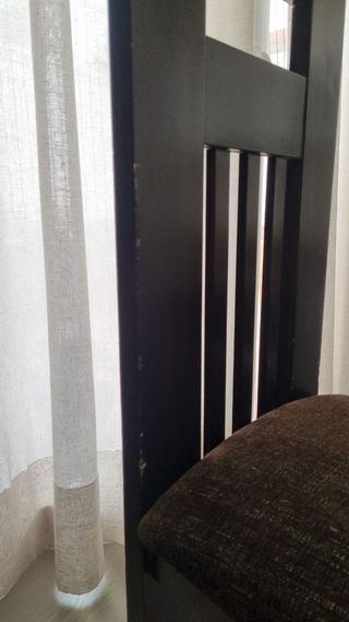 Mesa comedor cristal + 4 sillas + mesa baja