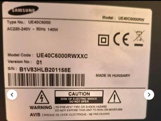 TV Samsung 40 pulgadas FULL HD