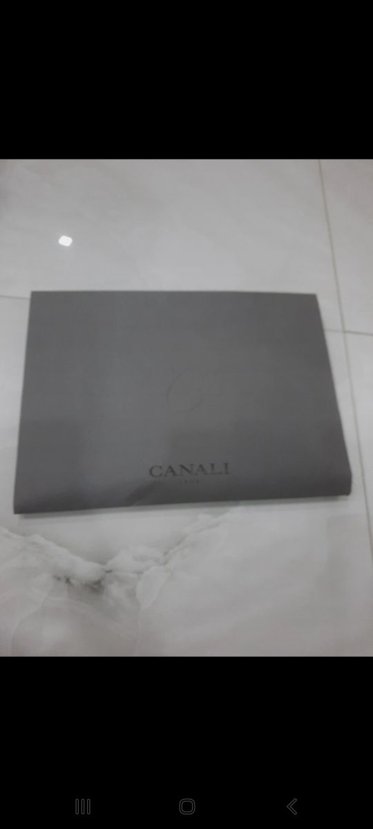 Sciarpa Canali Uomo Nero/Blu