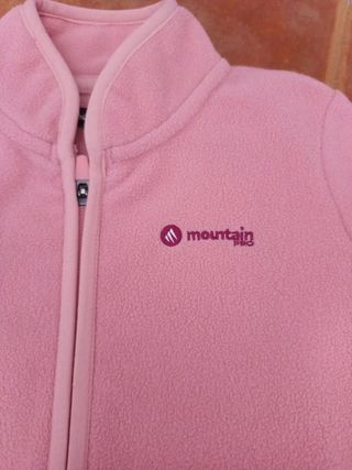 Forro polar niña Mountain rosa talla 6