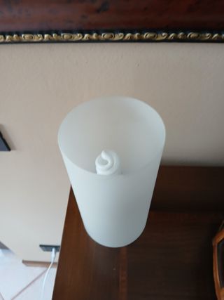 Lampada vintage vetro satinato