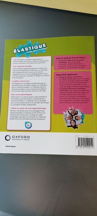 Élastique 1. Livre de l'élève. NUEVO.