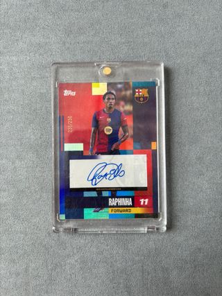 Raphinha Auto Topps 236/250 PANINI AUTOGRAFO PATCH