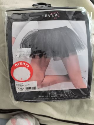 Tutu Negro Mujer FEVER Talla Única