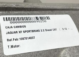 Caja cambios jaguar 1087014037 xf sportbrake 98250