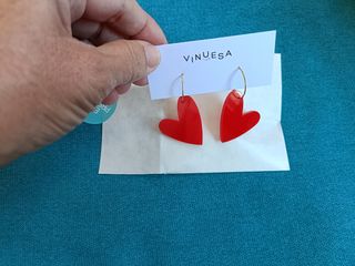 Pendientes "Vinuesa". Sin usar 
