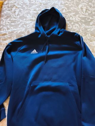 Sudadera Adidas Azul Deportiva