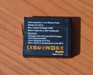 Kit 3 Baterías + Cargador Shentec GoPro Hero13 new