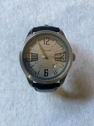 Reloj Police Hombre Acero y Cuero