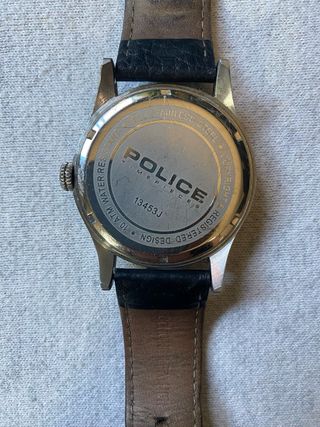 Reloj Police Hombre Acero y Cuero