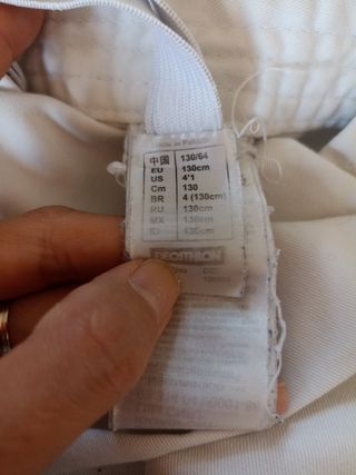 Kimono Karate / Judo Blanco 130cm