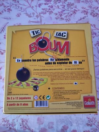 Juego de mesa TIC TAC BOUM Goliath