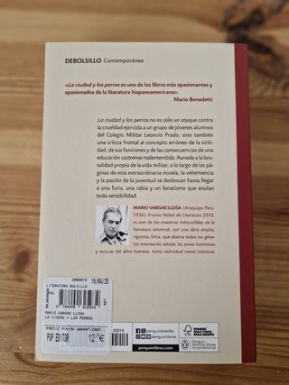 Libro La ciudad y los perros - Mario Vargas Llosa