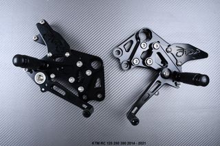 Estriberas retrasadas KTM RC 125 250 390 2014 2021