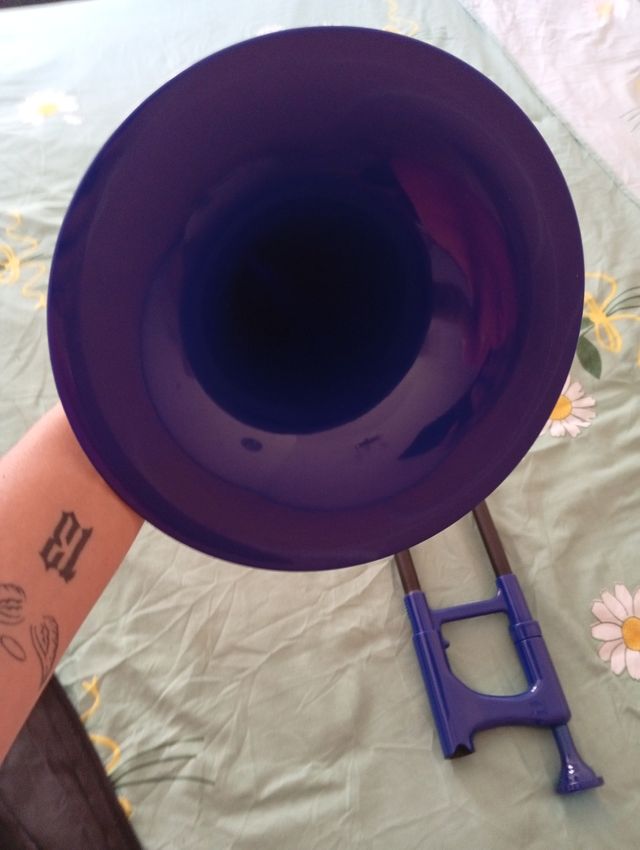 Trombón de varas pBone azul