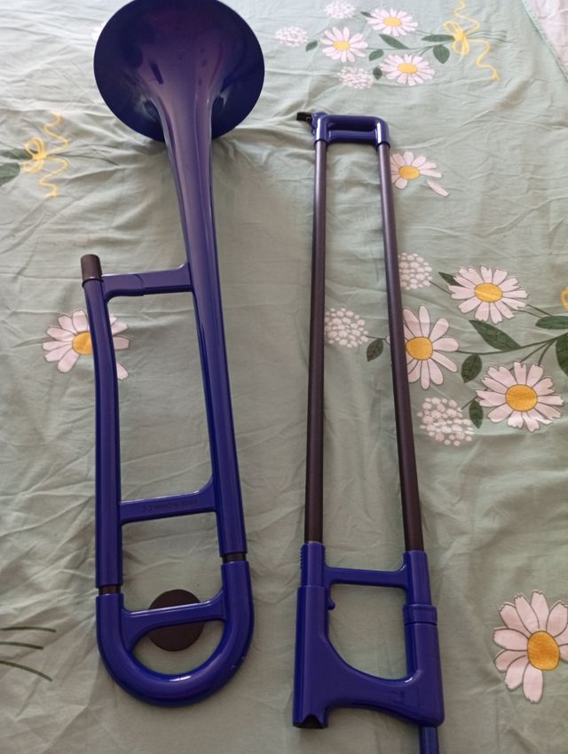 Trombón de varas pBone azul