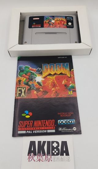 Super Nintendo Doom PAL Version