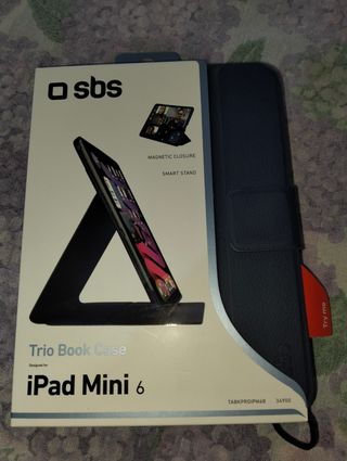 SBS Trio Book Case per iPad Mini 6 Blu Navy