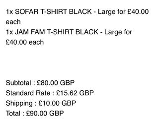 Camiseta Palace Negra