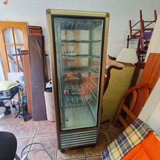 Congelador vertical expositor cristal