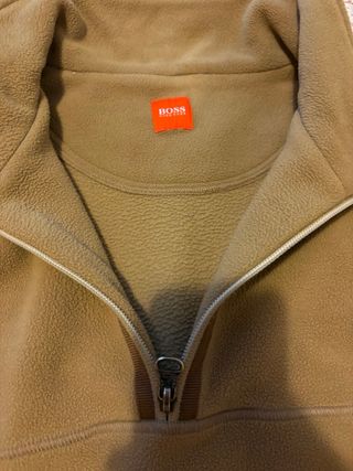 Jersey Hugo Boss Marrón Media Cremallera