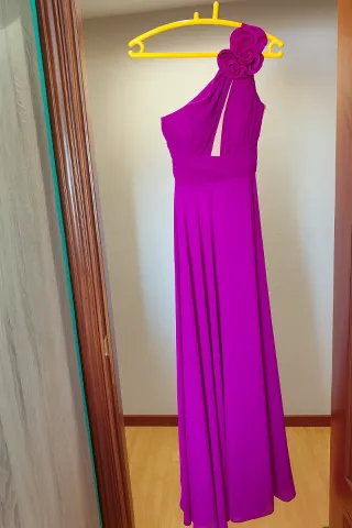 Vestido fiesta morado talla S/M