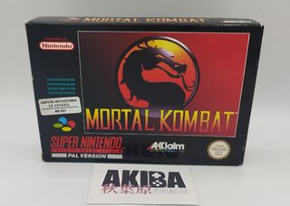 Mortal Kombat Super Nintendo PAL Version