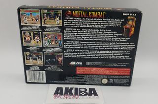 Mortal Kombat Super Nintendo PAL Version