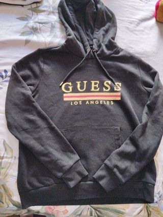 Sudadera Guess negra con Logo Los Angeles