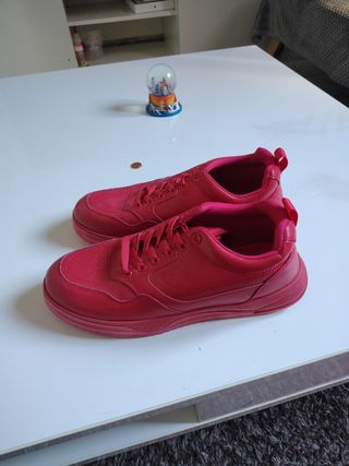Zapatillas deportivas rojas para hombre