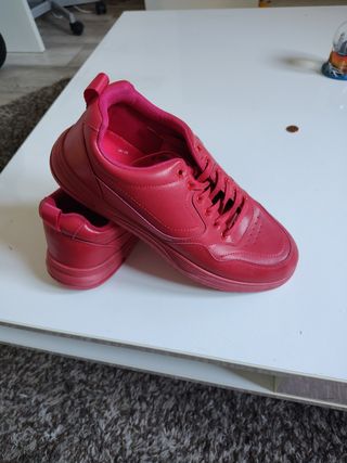 Zapatillas deportivas rojas para hombre
