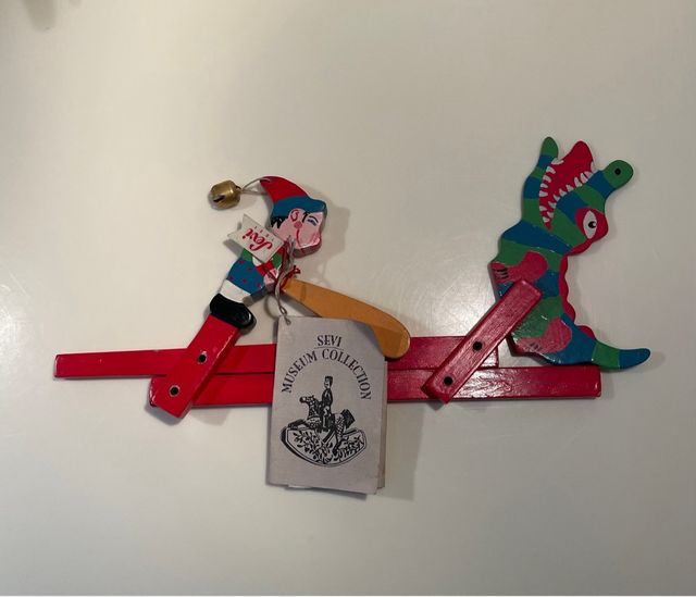 Giocattolo vintage Sevi legno Museum Collection