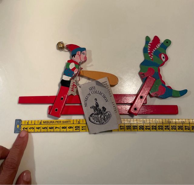 Giocattolo vintage Sevi legno Museum Collection