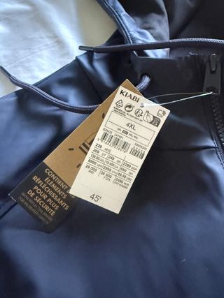 Giacca Kiabi taglia 4XL