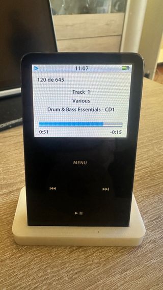 iPod Classic MOD 30GB 5ª Gen Negro/Plata