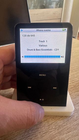 iPod Classic MOD 30GB 5ª Gen Negro/Plata