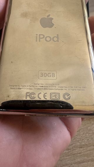 iPod Classic MOD 30GB 5ª Gen Negro/Plata