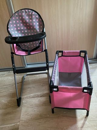 Juego Cuna y Trona Muñeca